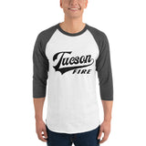 Tucson Fire 3/4 sleeve raglan shirt