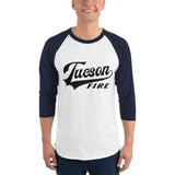 Tucson Fire 3/4 sleeve raglan shirt