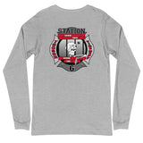 Station 6 front and back Unisex Long Sleeve Tee